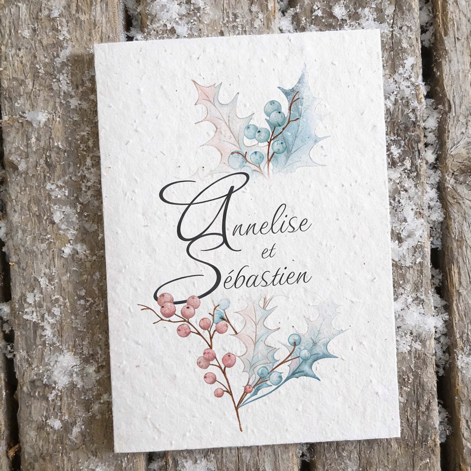 faire-part de mariage à planter