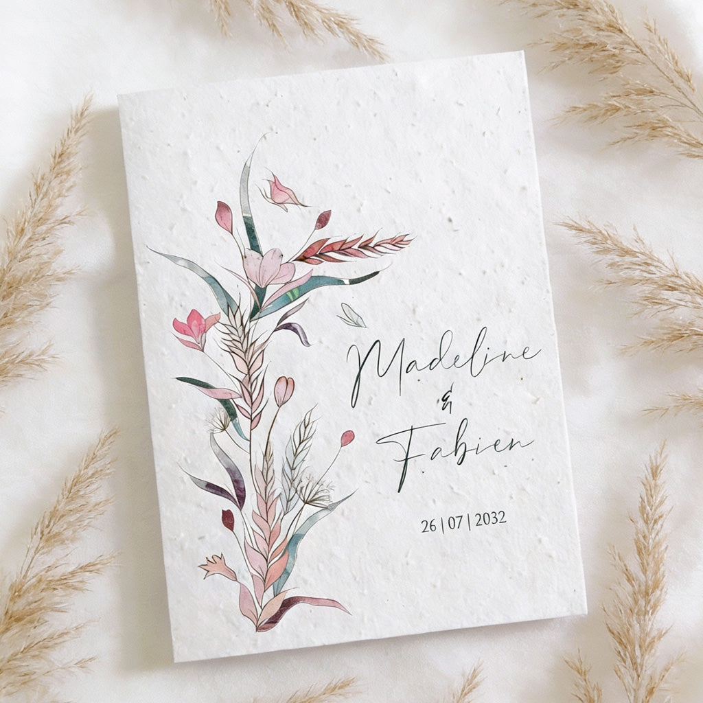faire-part de mariage à planter 