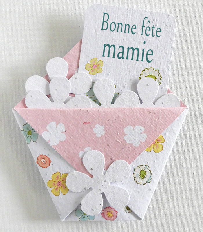 Pochette de Fleurs Ensemencées à Personnaliser - Fleurs de Printemps