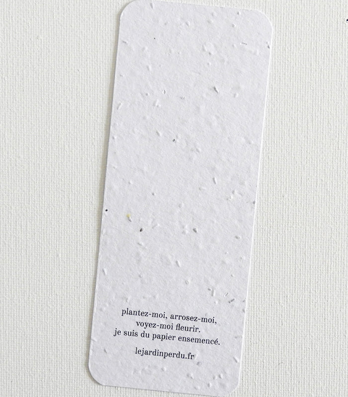 12 Plantable Bookmarks - Papillons de France