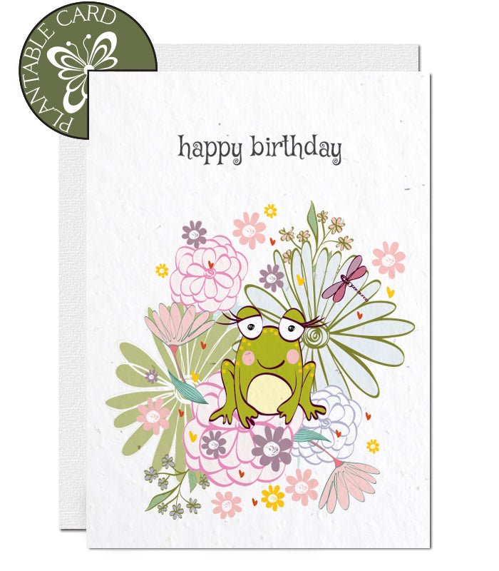 plantable seed paper birthday card