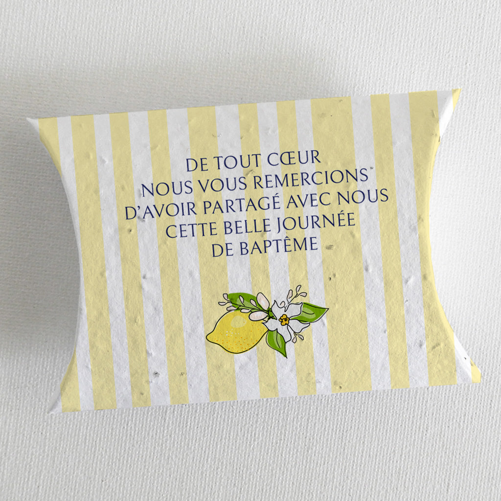 cadeau invité baptême à planter Dolce Vita