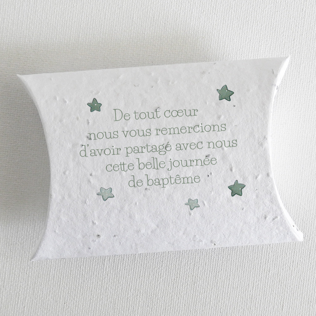 cadeau invité baptême écoresponsable