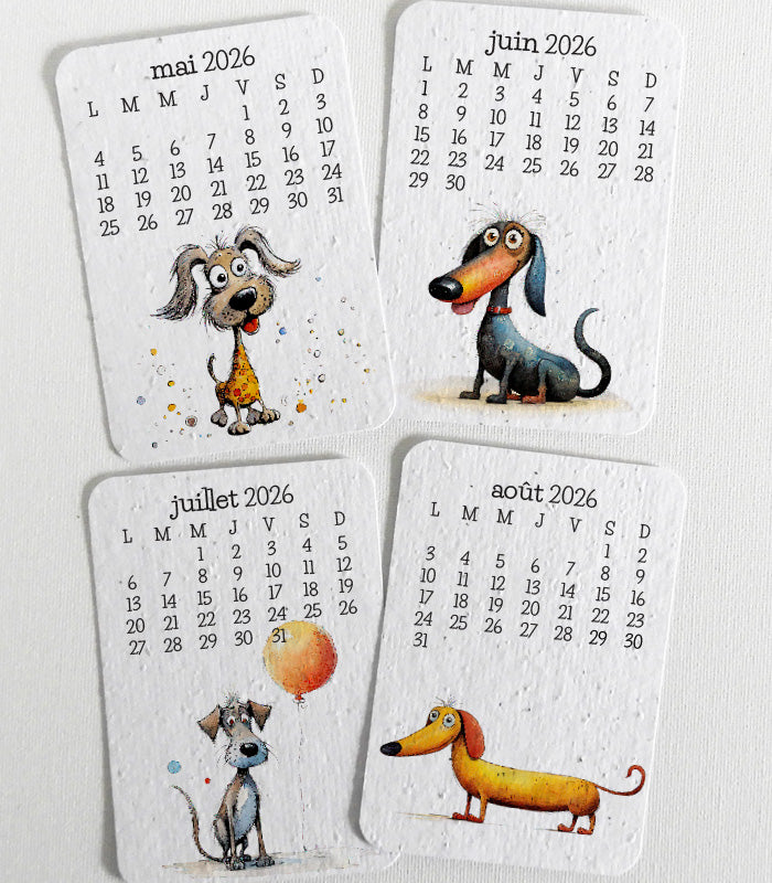 calendrier scolaire à planter 