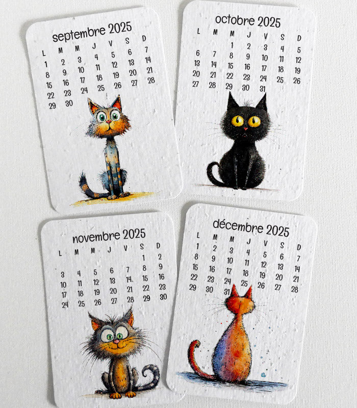 calendrier scvolaire à planter cadeau maîtresse