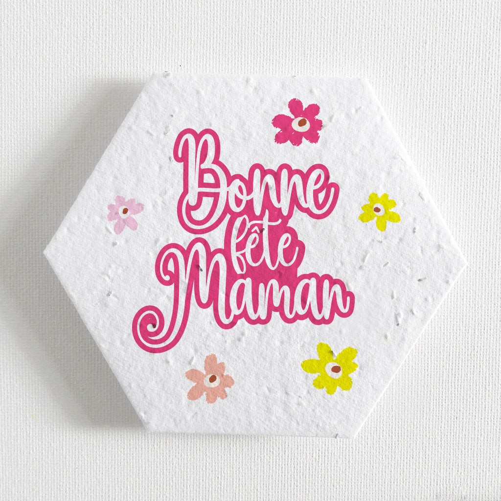 carte à planter bonne fête maman