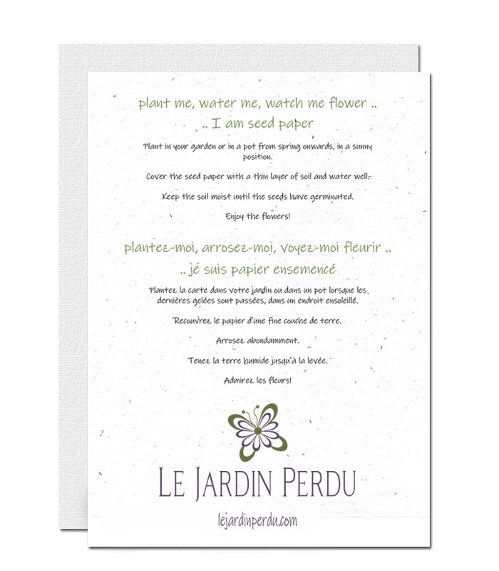 Carte à planter Bonne Année - Santé!