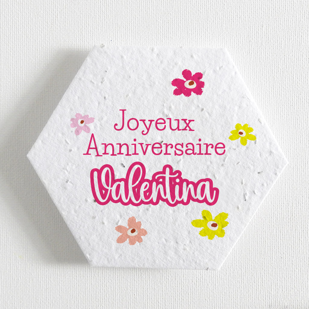 carte à planter joyeux anniversaire