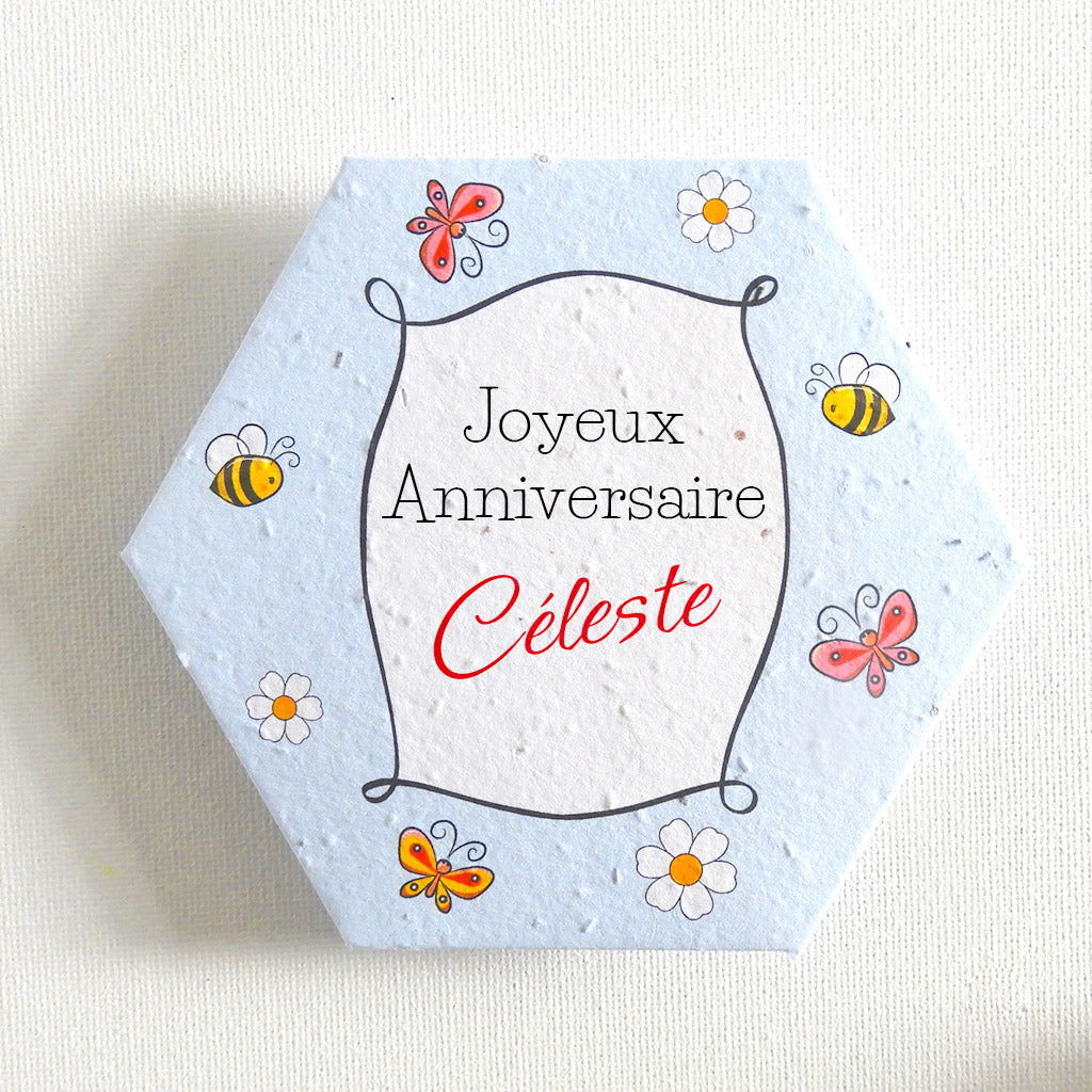 carte à planter joyeux anniversaire