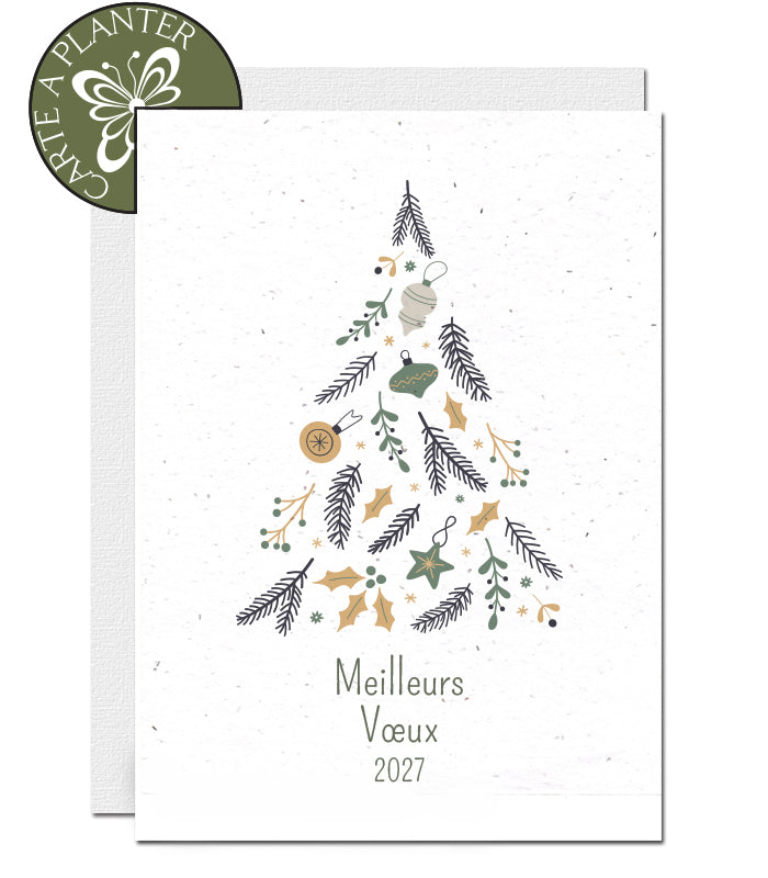carte à planter meilleurs vœux 2027