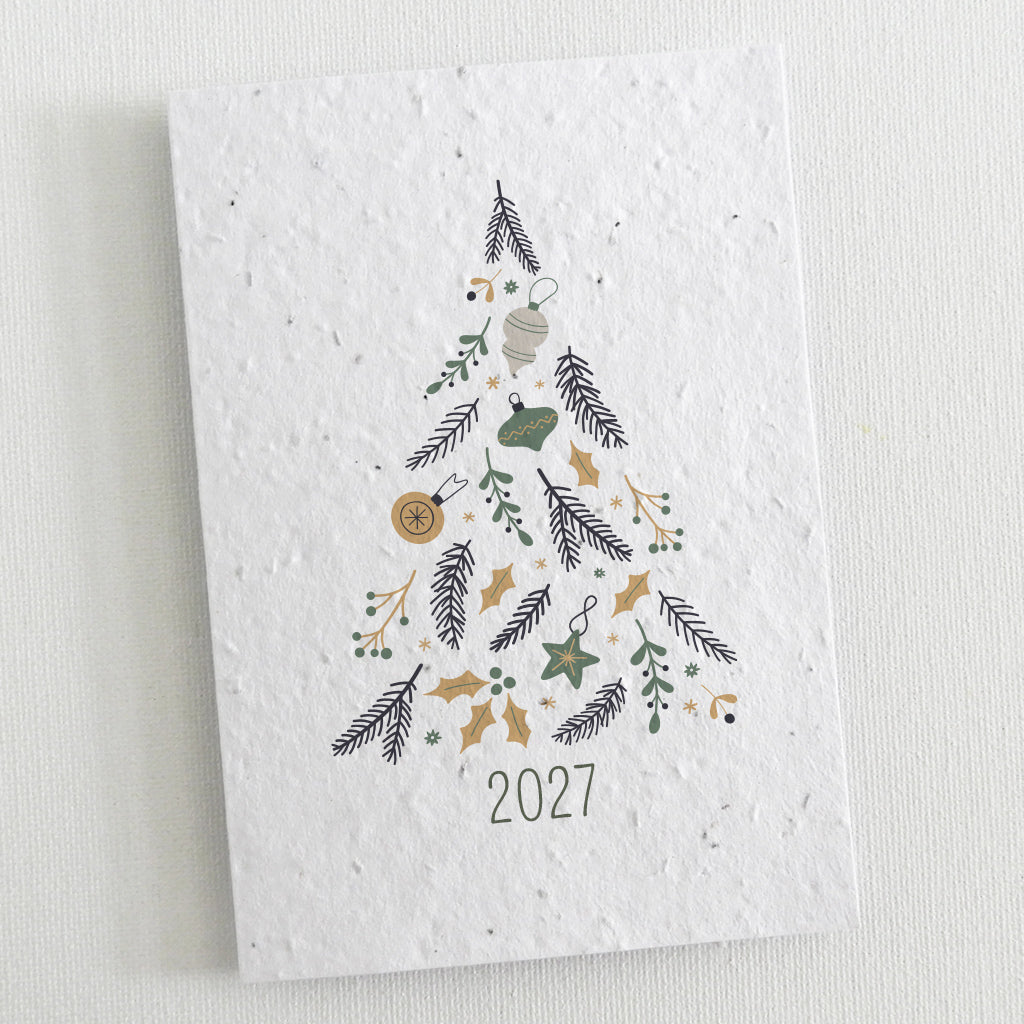 carte à planter nouvel an