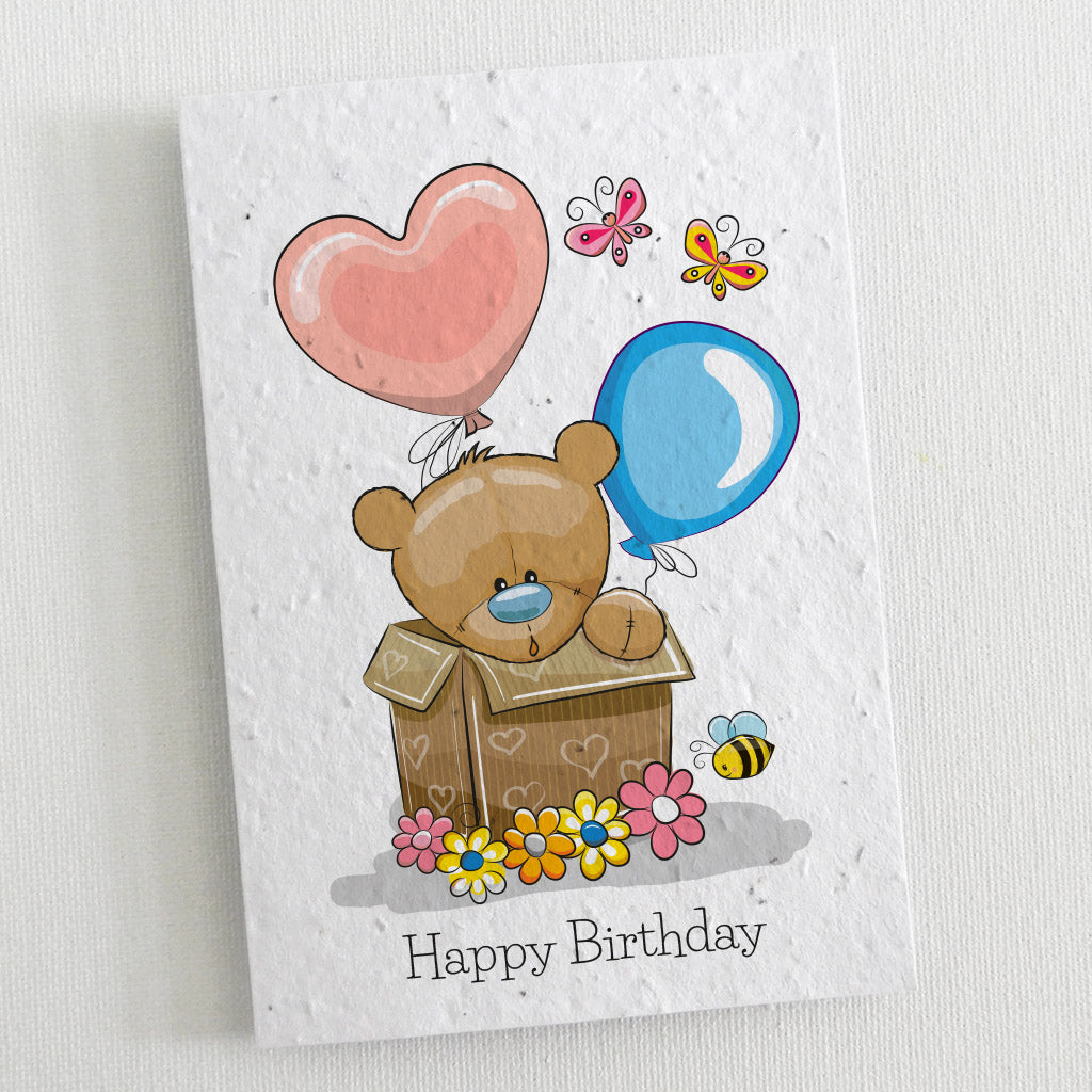 carte d'anniversaire à planter 