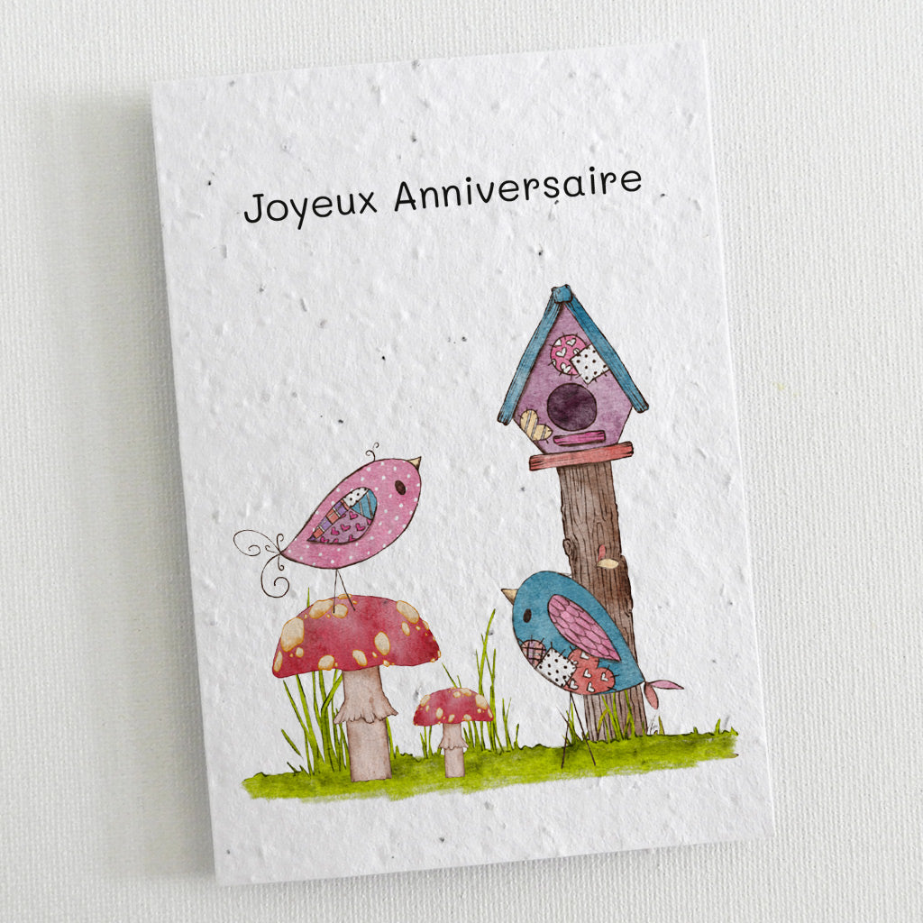 carte d'anniversaire écoresponsable