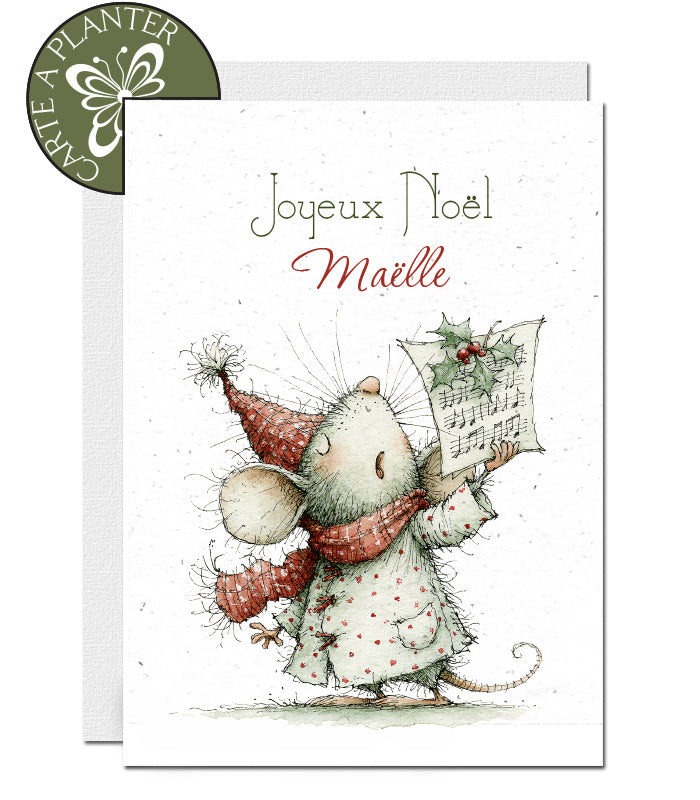 Carte de Noël à planter 