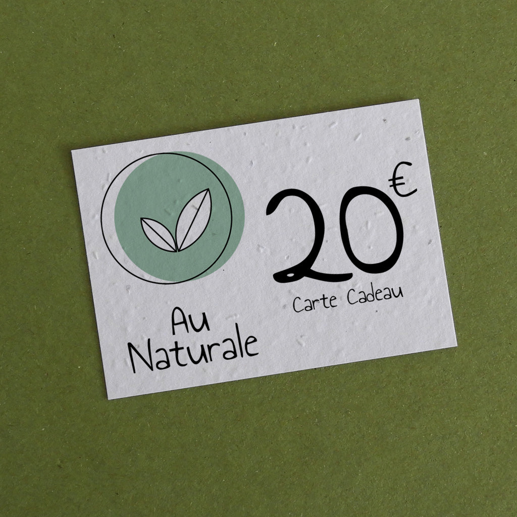 Carte cadeau ensemencée