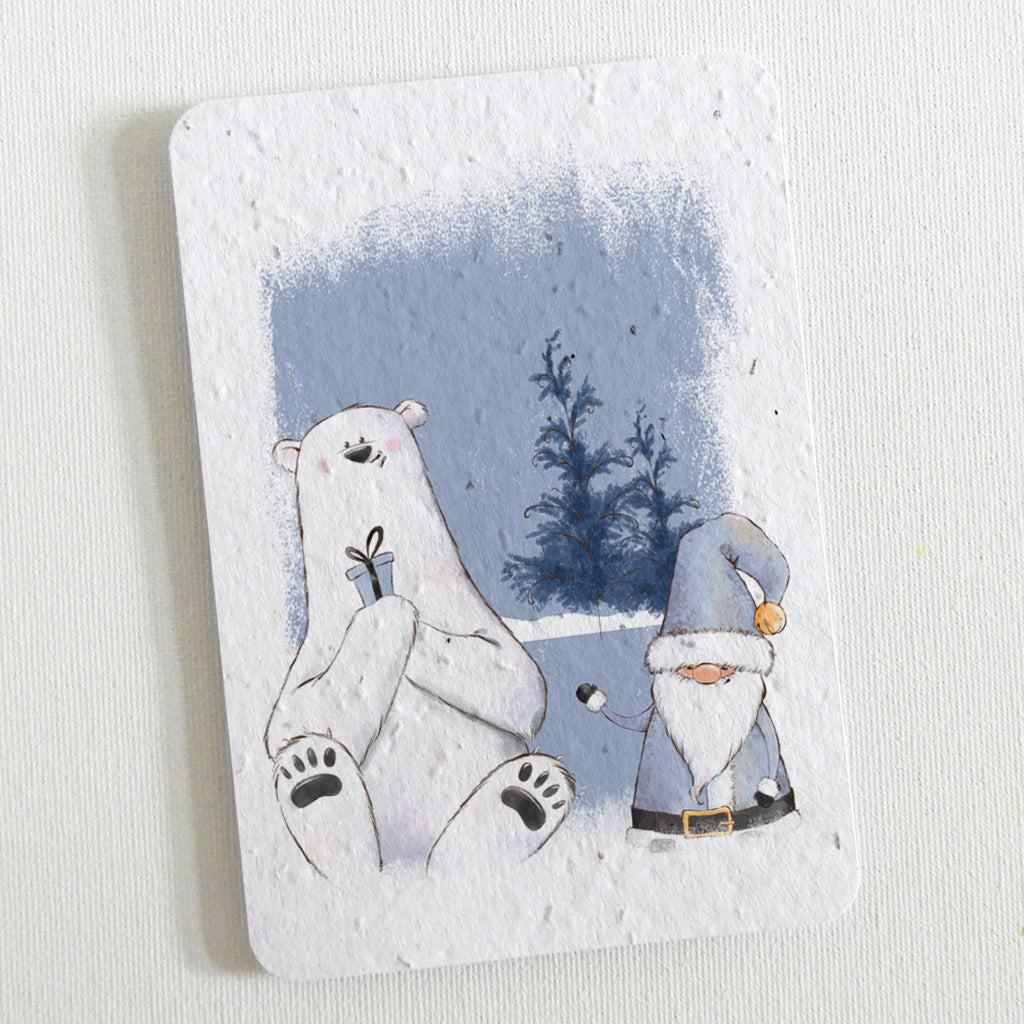 Carte de Noël écoresponsable