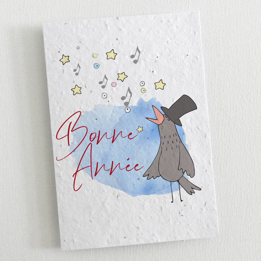 Carte meilleurs vœux à planter