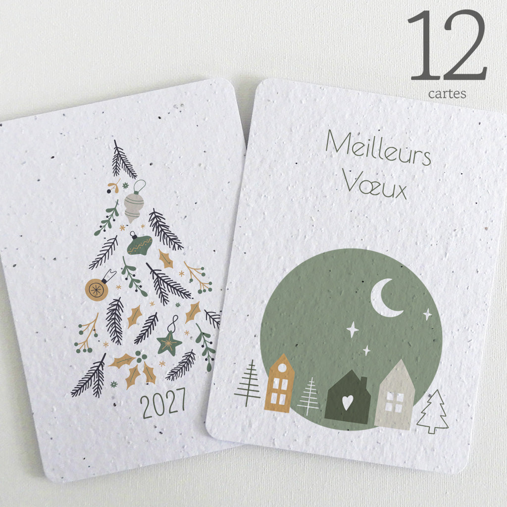 cartes meilleurs vœux 2027 à planter 
