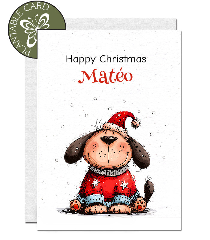 ecofriendly Christmas card
