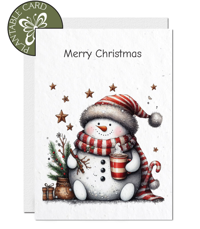 ecofriendly plantable christmas card