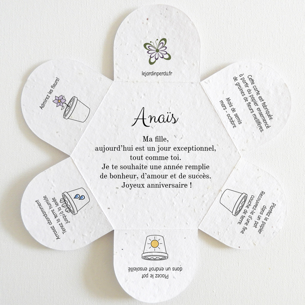 enveloppe cadeau à personnaliser