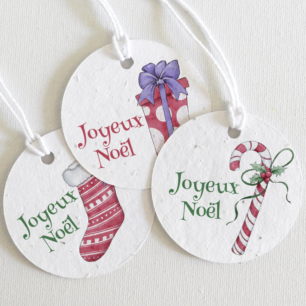 étiquettes Noël à planter