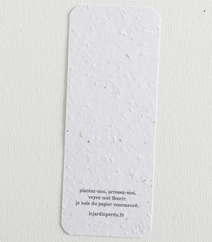 12 Plantable Bookmarks - Illustrations Florales