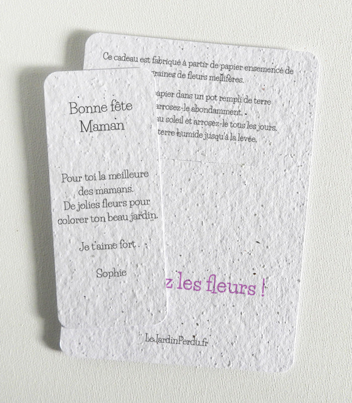 Marque-page à planter