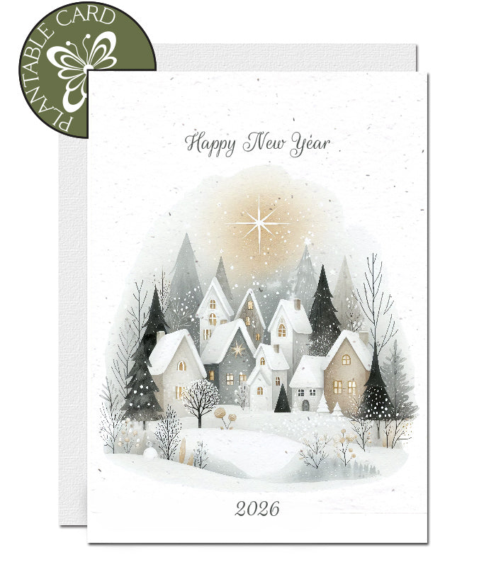 new year card seed paper