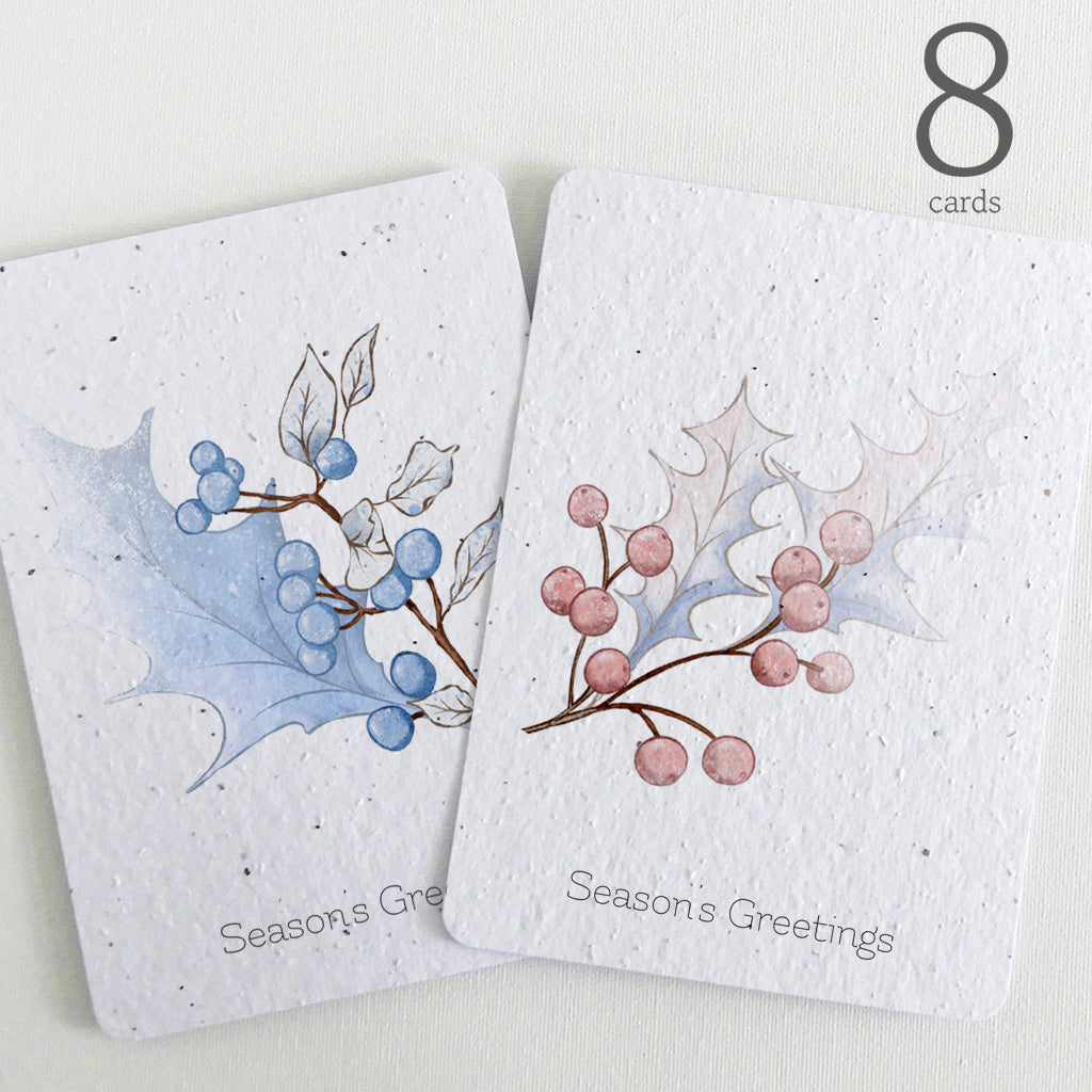 plantable cards season's greetings