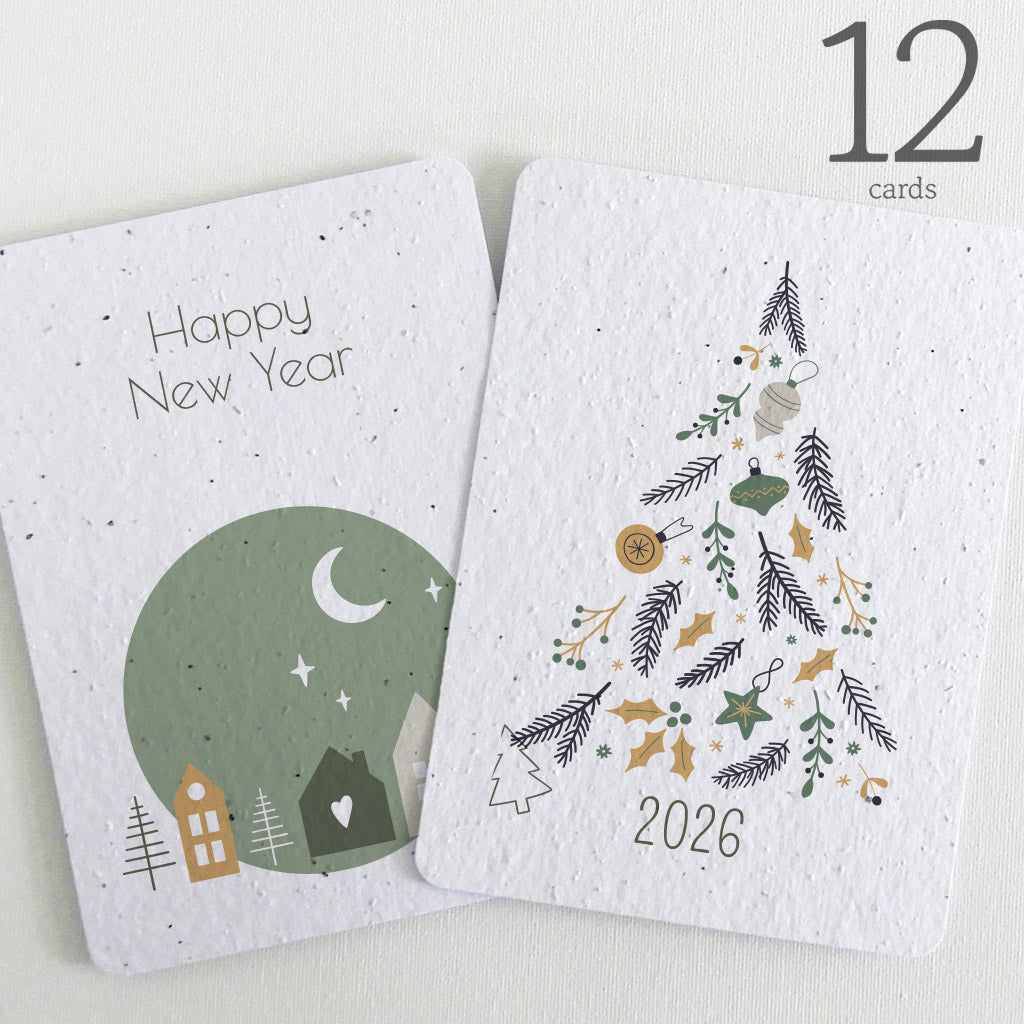 plantable new year cards 2026