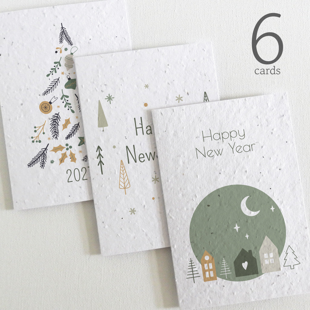 plantable new year cards