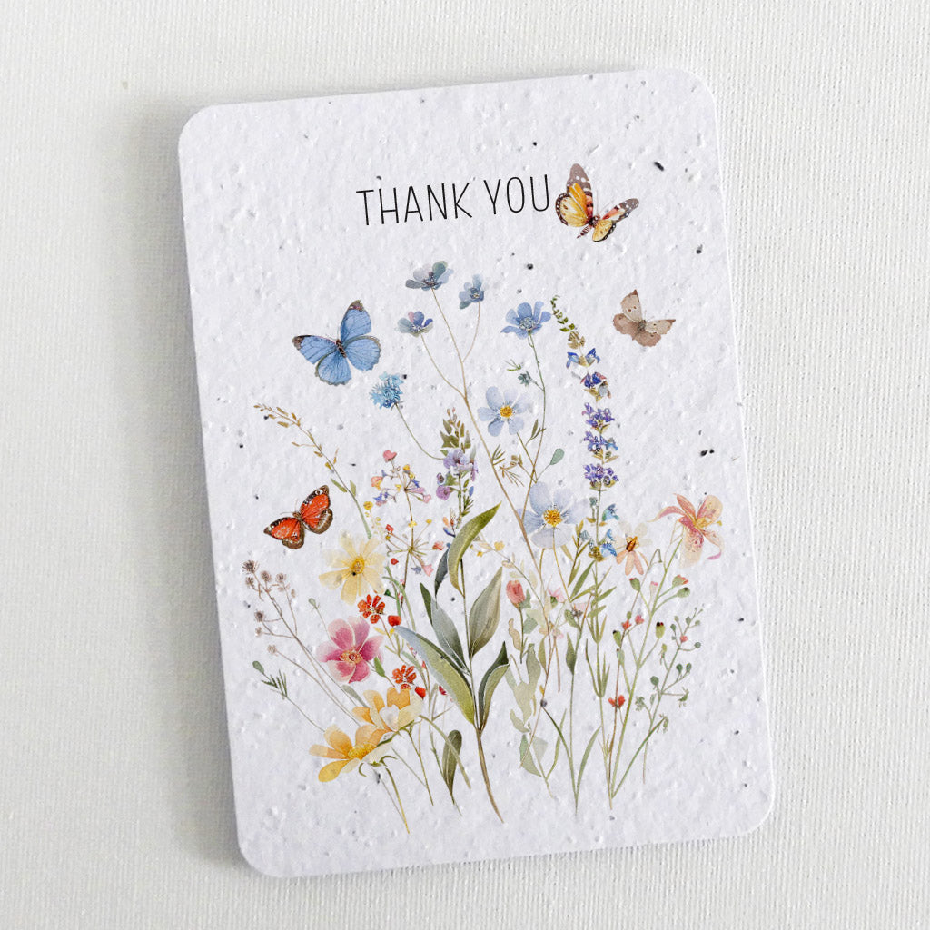 plantable thank you card