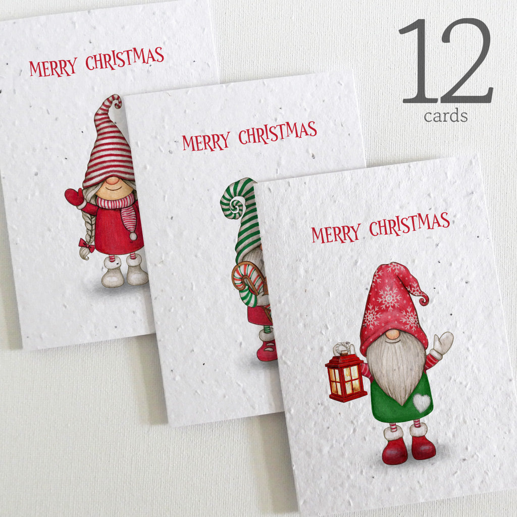 seed paper christmas cards
