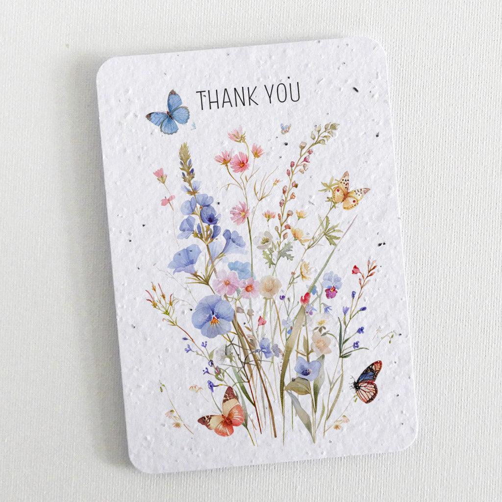 seed paper thank you card