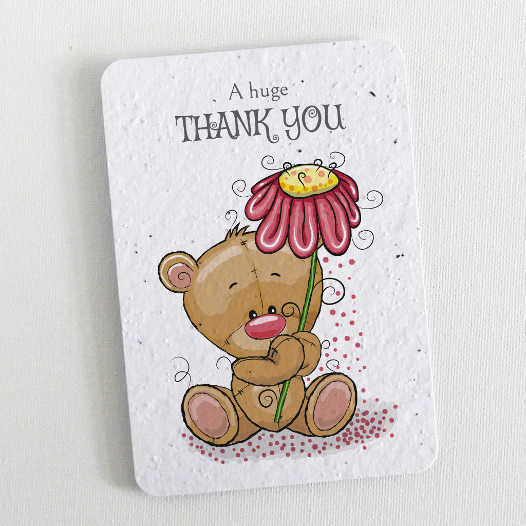seed paper thank you cards