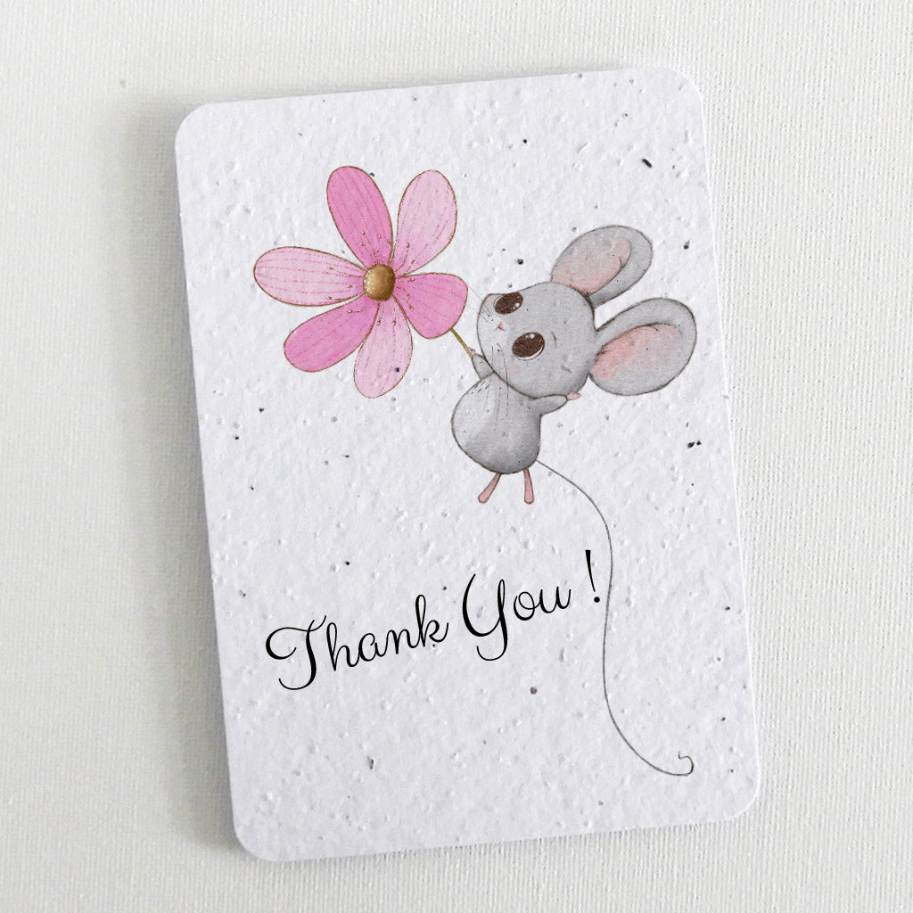 seed paper thank you card