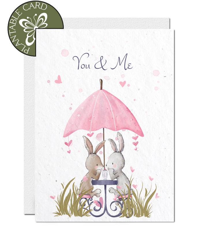 valentine's day card seed paper
