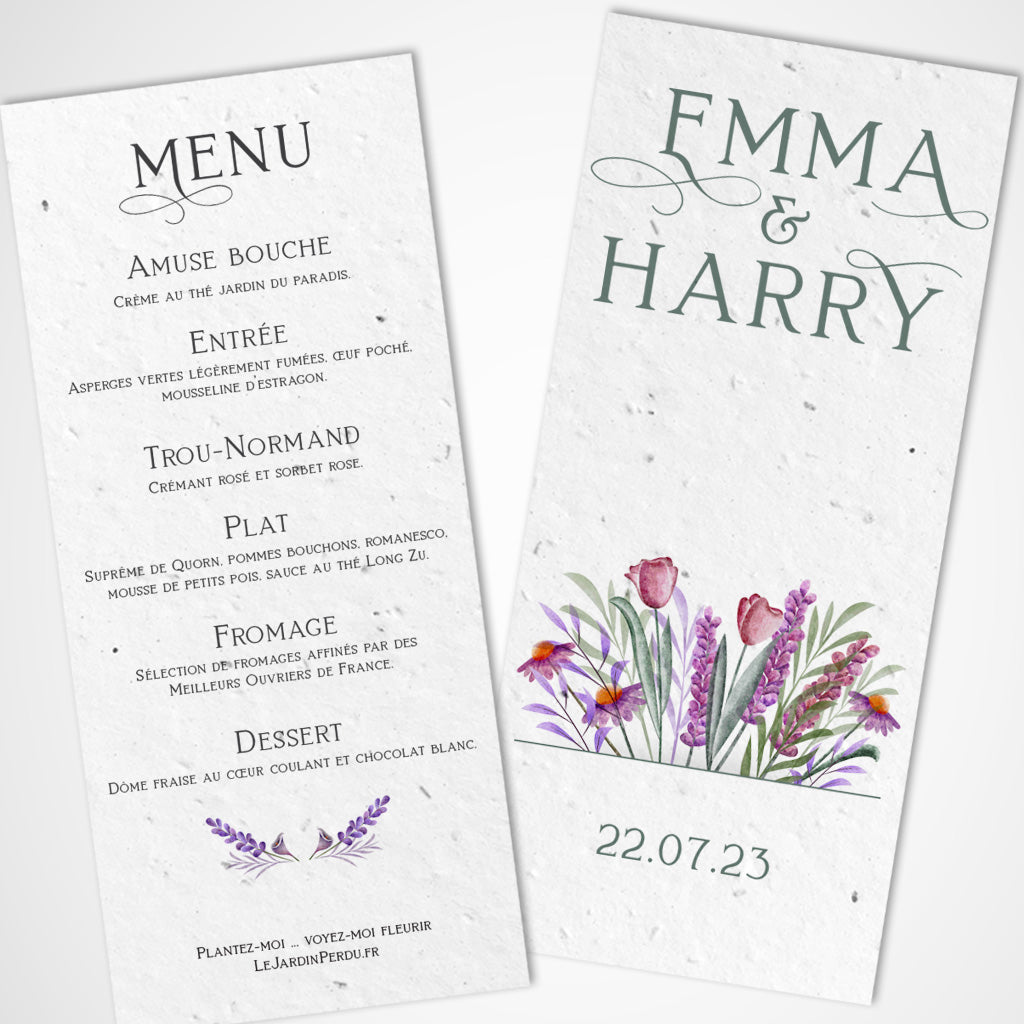 Menu à planter