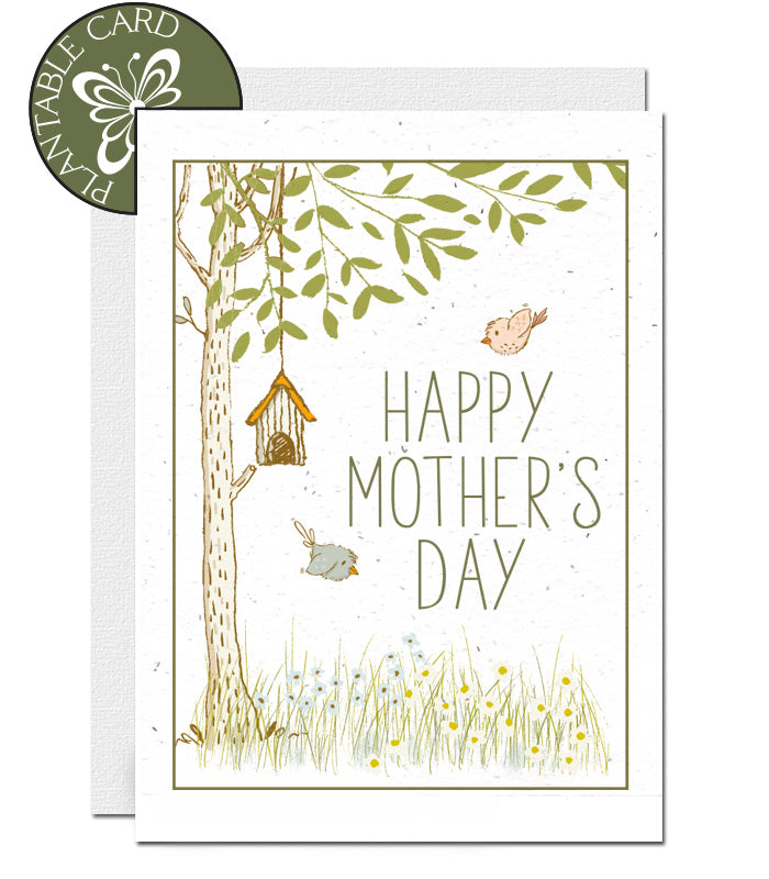 Mother's day seed paper card