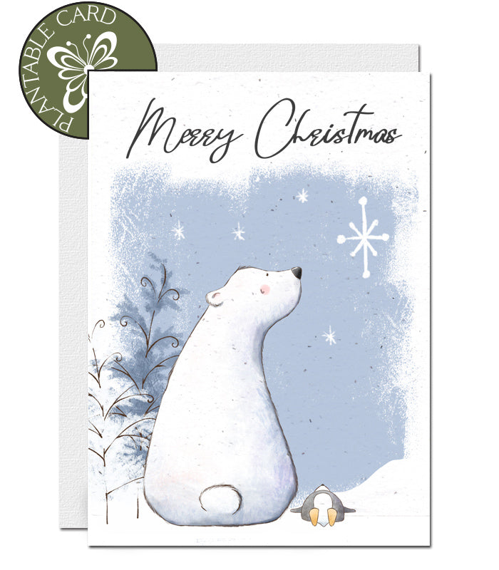 plantable Christmas card