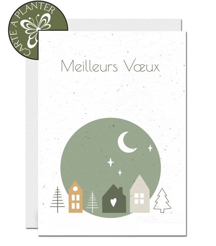 Carte à planter nouvel an