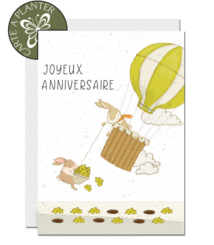 papier ensemencé à graines de salade
