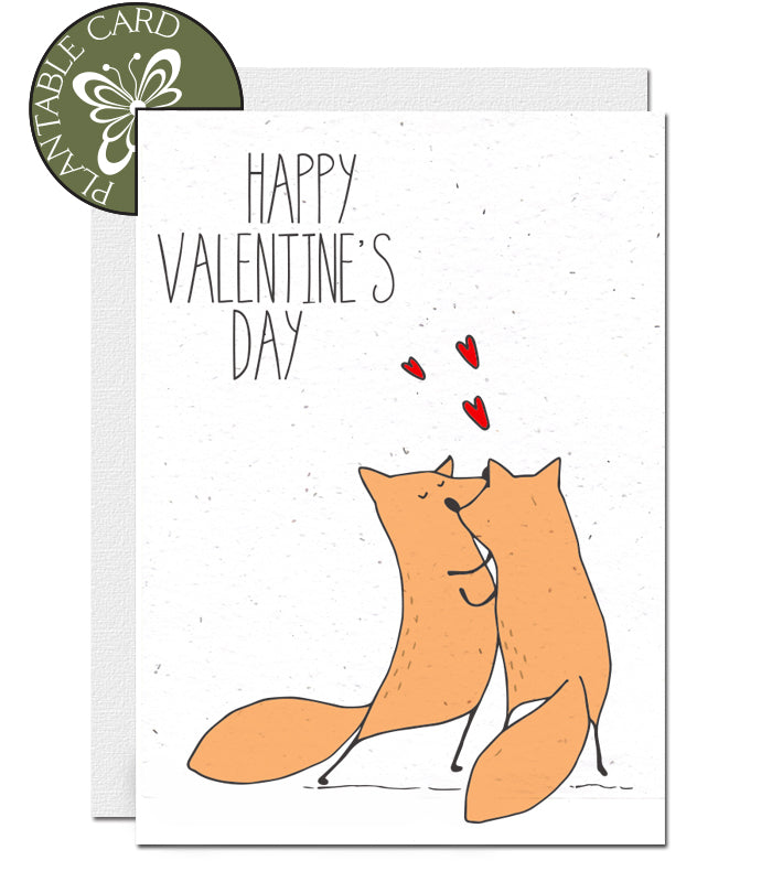 ecofriendly card valentine's day