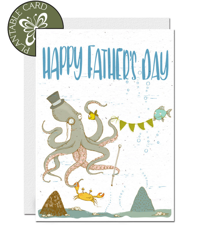 ecofriendly father's day card