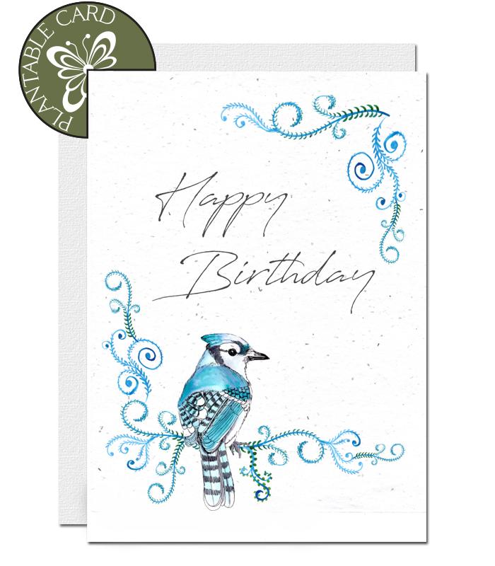 seed paper birthday card