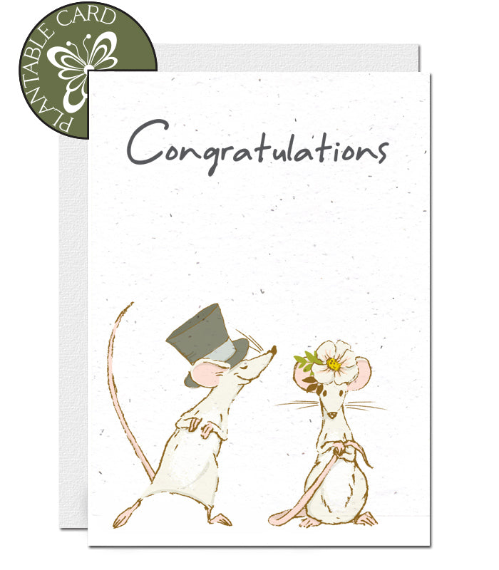 plantable card wedding