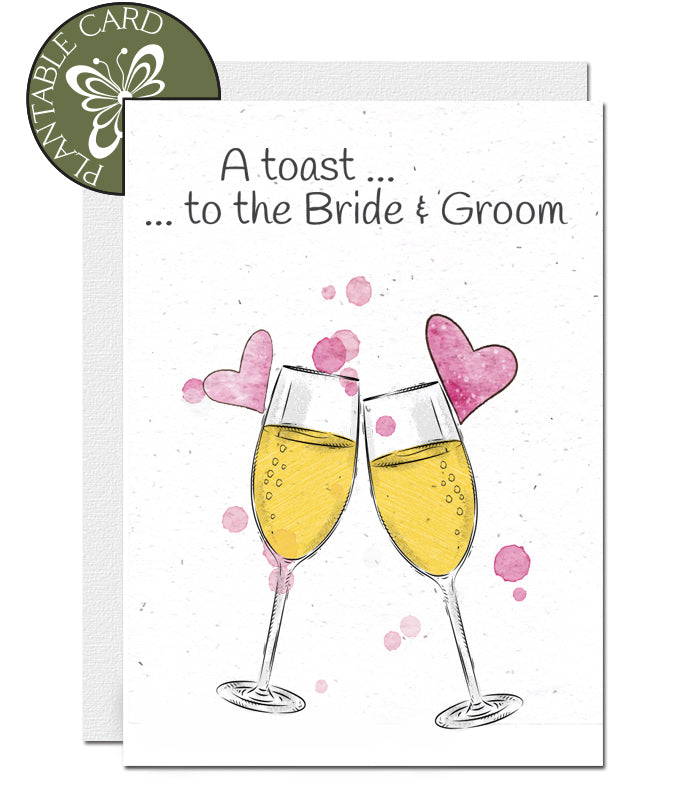 plantable card wedding