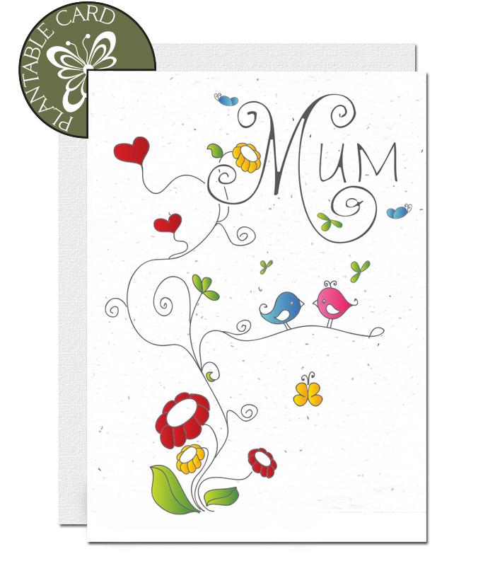 biodegradable Mother's Day card